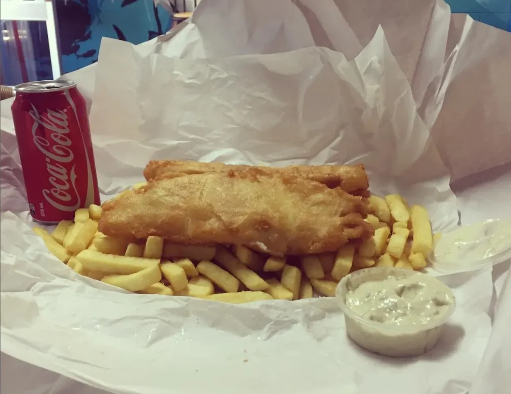 Order Fish & Chips at Blue Lips