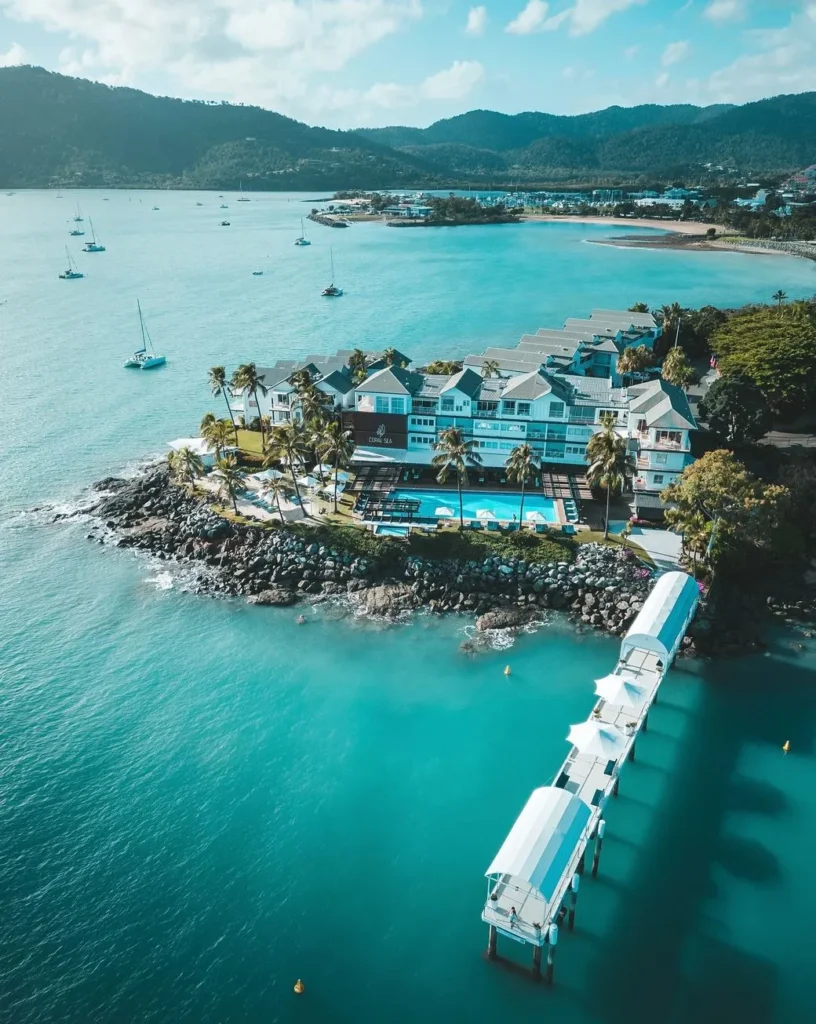 How is the Great Barrier Reef Best Accessed Internationally