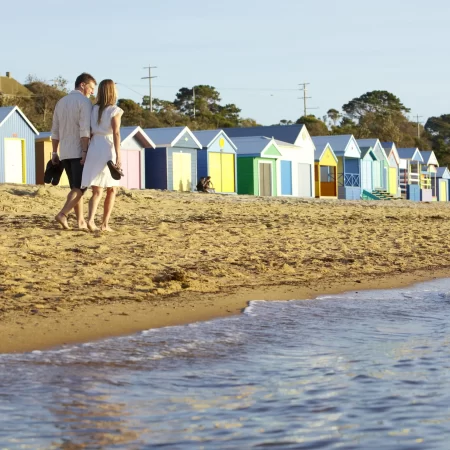 Mornington Peninsula, Bathing Boxes, Mt Martha, David Mitchener vv1232105